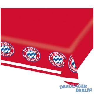 Tischdecke mit Bayern Mnchen Fussball Motiven