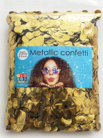 250g Metallic Konfetti rund 10 mm in verschiedenen Farben