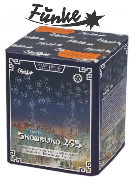 Funke Feuerwerk Batterie Snowblind 25S