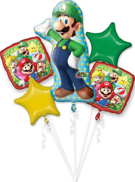 Ballon Bouquet Super Luigi