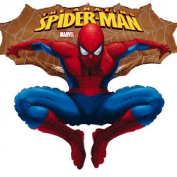 Folienballon Spiderman in gold 75cm