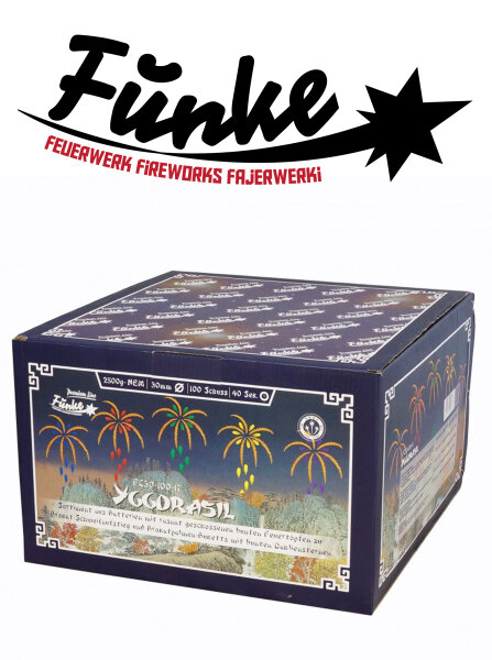 Silvester Feuerwerk XXL Verbund Yggdrasil von Funke