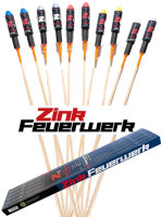 10 Zink Premium Bukettraketen Z1