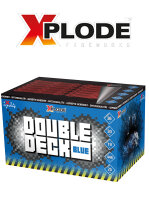 xplode Feuerwerk Batterie Double Deck Blau blue