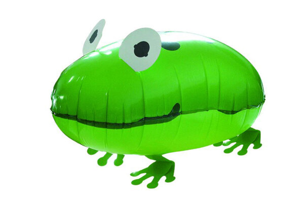 Folienballon Airwalker Ballon als Frosch 76cm