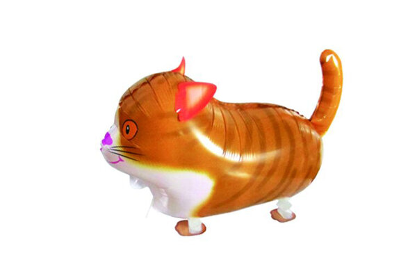 Folienballon Airwalker Ballon als Katze 76cm