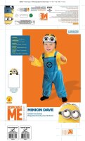 Original Minion Dave Kostüm für Kinder