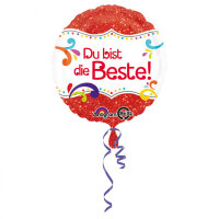 Folienballon Du bist die Beste