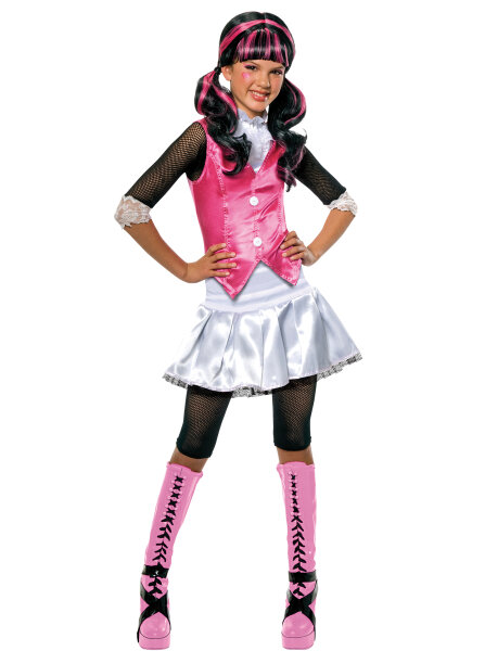 Original Draculaura Monster High Perücke als Kinderperücke