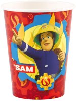 Fireman Sam Party Becher zum Geburtstag