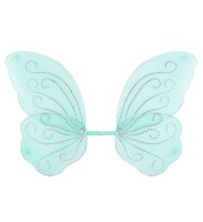 Flügel für Schmetterling oder Fee in blau 85cm