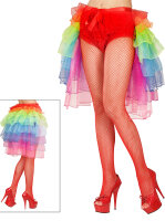 Regenbogen Rock Tutu mit Glitzer