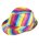 Regenbogen Hut Fedora mit Pailletten