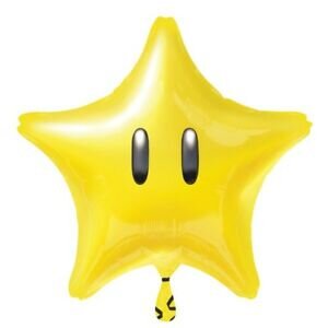 Folienballon NINTENDO MARIO BROS SUPER STAR