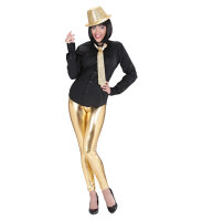 Leggings in gold