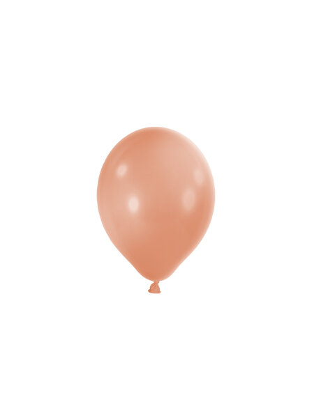 100 Luftballons 5 12 cm Mini Ballons in metallic rosé gold