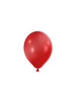 100 Luftballons 5 12 cm Mini Ballons in metallic rot