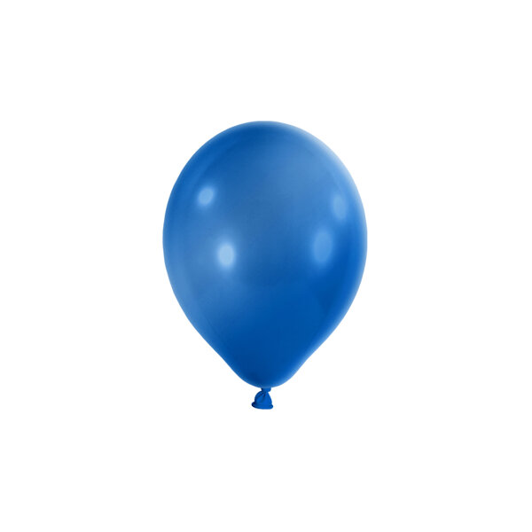 100 Luftballons 5 12 cm Mini Ballons in metallic blau