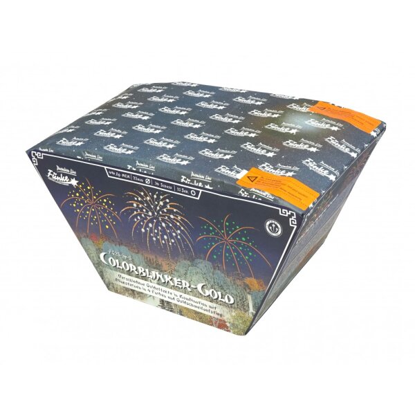 Funke Feuerwerk Batterie Colorblinker Gold