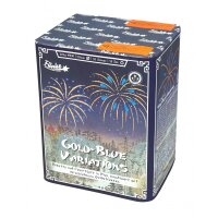 Funke Feuerwerk Batterie Gold Blue Variations