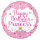 Folienballon Happy Birthday Princess mit Krone