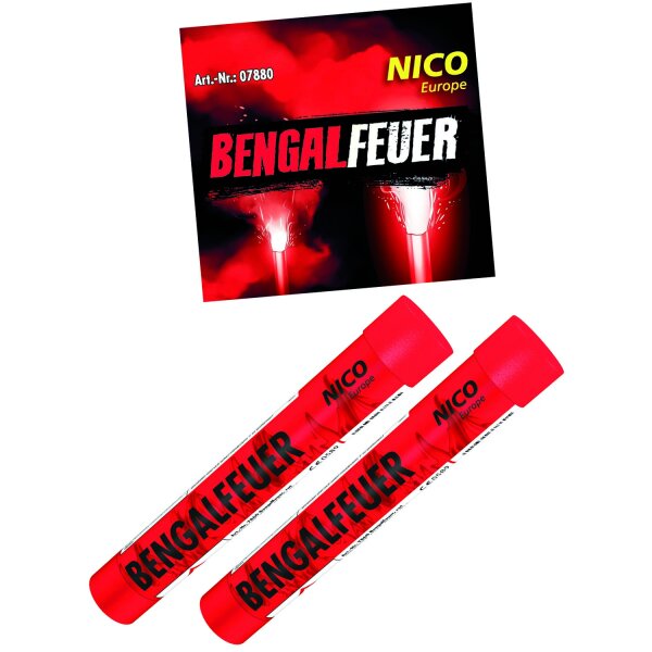 2 Bengalische Fackeln rot von Nico