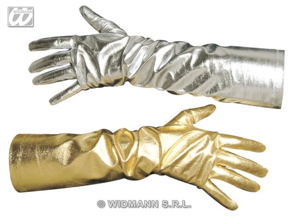 Metallic Handschuhe gold