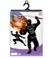 Black Ninja Samurai Kostüm für Kinder