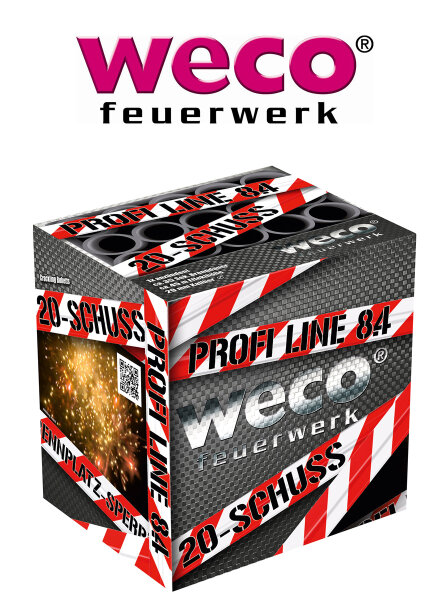 Silvester Feuerwerk Batterie Profi Line 8.4 von Weco