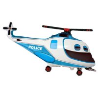 Polizei Hubschrauber als Folienballon 99cm