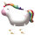 Folienballon Airwalker Ballon als Einhorn 81 cm