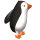 Folienballon Airwalker Ballon als Pinguin 57 cm