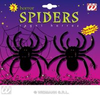 Set mit 2 Halloween Spinnen