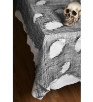 Halloween oder Vintage Deko Stoff schwarz 75 x 150 cm