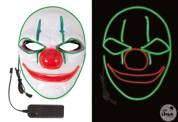 Leuchtende Purge Maske Killer Clown