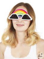 Brille mit Regenbogen