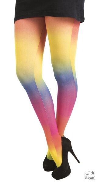 Regenbogen Strumpfhose