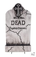 Halloween Grabstein für Mr. & Mrs. Dead