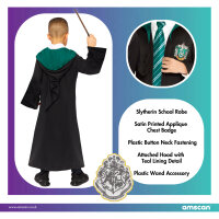 Harry Potter Robe Slytherin Zauberer Kinder Kostüm