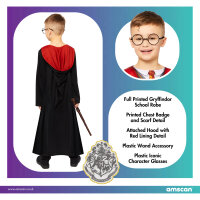 Harry Potter Robe Zauberer Kinder Kostüm deluxe