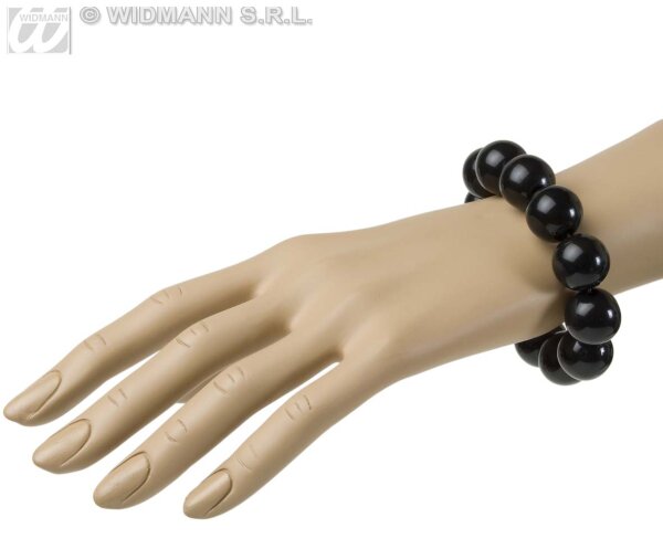 Perlen Armband schwarz