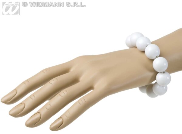 Perlen Armband weiss