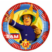 8 Party Teller 23 cm Fireman Sam