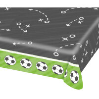 Tischdecke mit Fussball Motiven