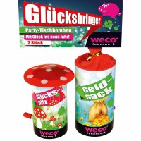 Silvester Tischfeuerwerk Glücksbringer Piilz und...