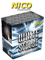 Nico White Strobe Feuerwerk Batterie - 13 Schüsser