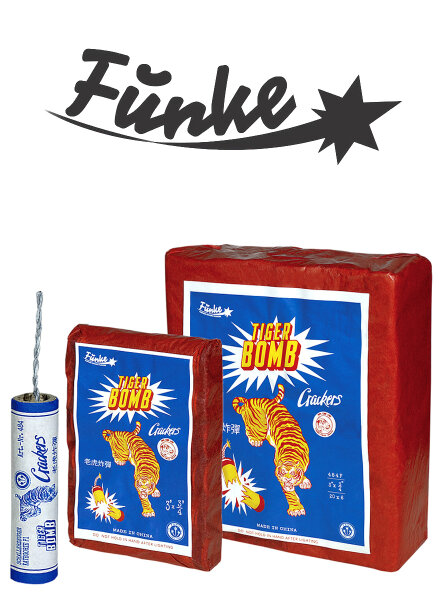 Silvester Feuerwerk Schinken Funke China Böller C Tiger Bomb