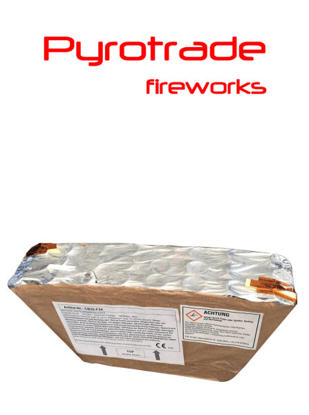 Pyrotrade Feuerwerk Batterie Silver Glitter Mega finale