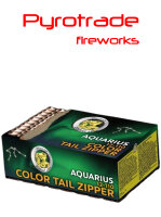 Pyrotrade Feuerwerk Batterie Color Tail Zipper