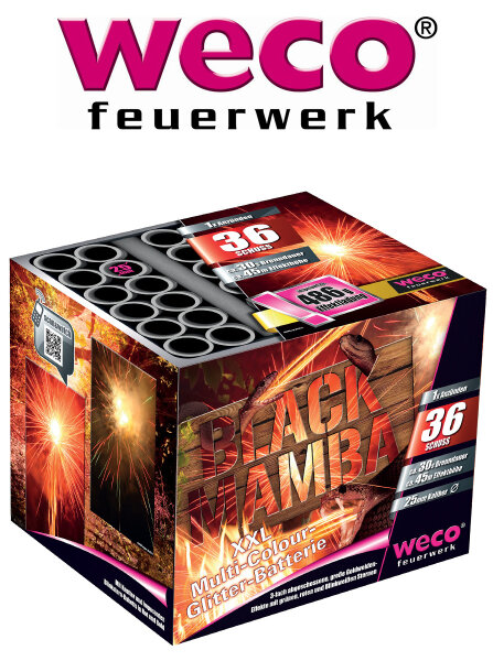 Weco Black Mamba Feuerwerk Batterie